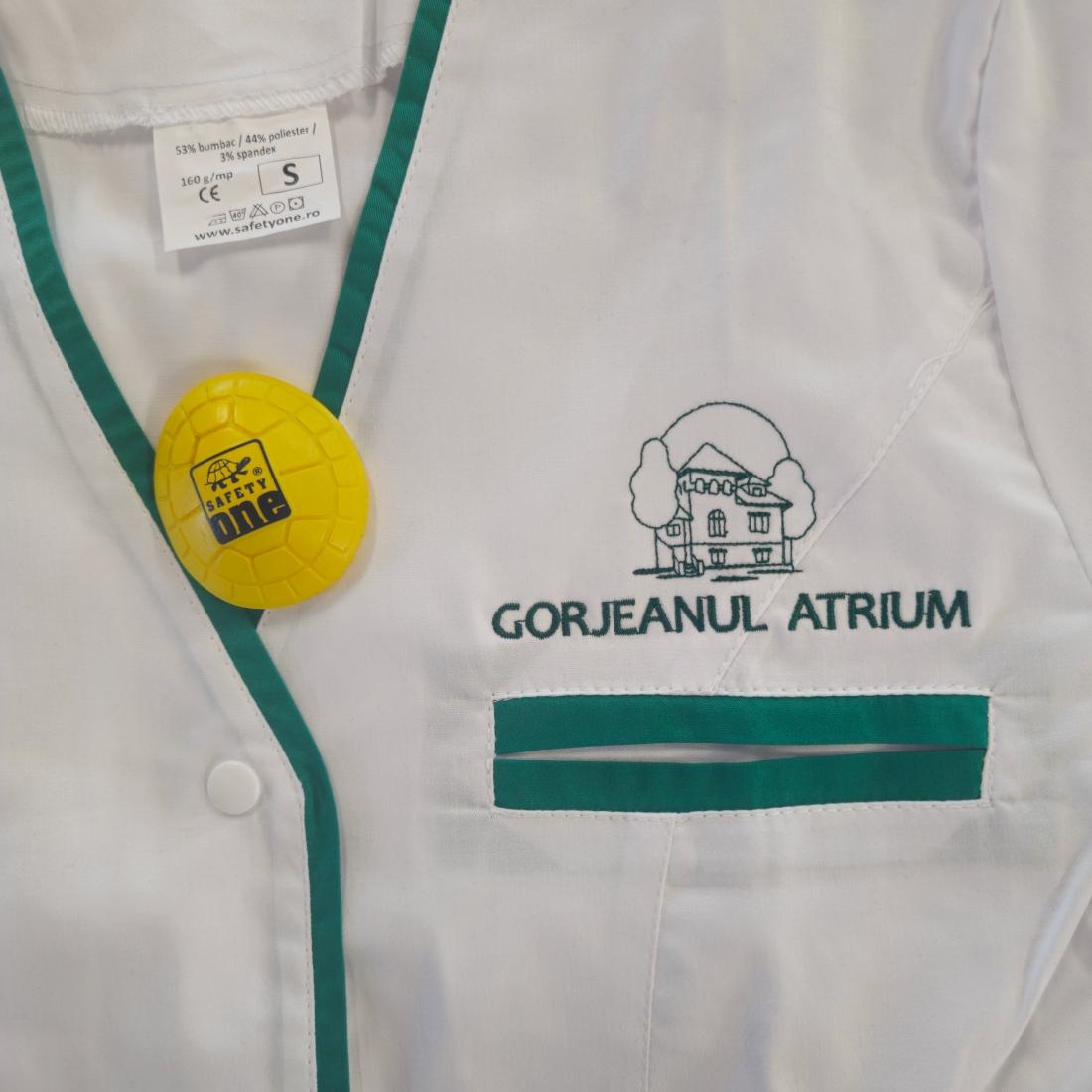 Costum medical dama PAULA, material stretch 160 gr - Imbracaminte de protectie
