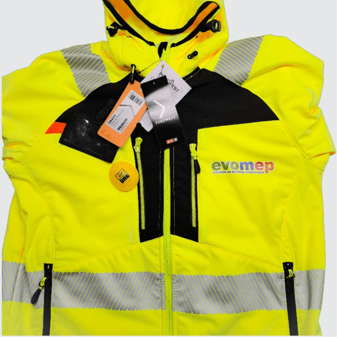DX4 Warnschutz-Softshelljacke - Arbeitskleidung