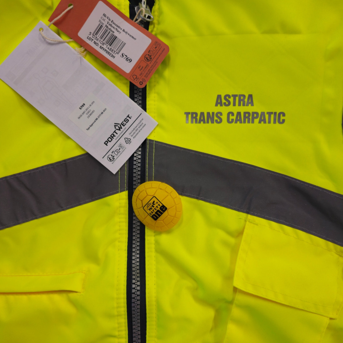 2-farbige Warnschutz-Wende-Jacke - Arbeitskleidung