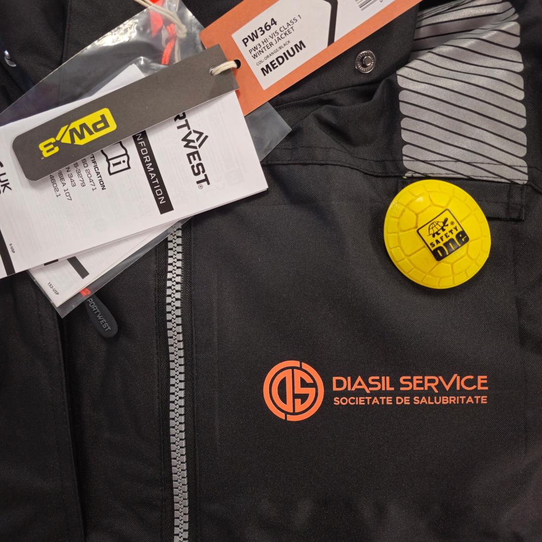 Jacheta de iarnă PW3 HiVis Clasa 1 - Imbracaminte de protectie