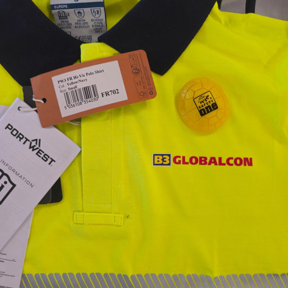 Polo de alta visibilidad resistente a la llama - Ropa de protección