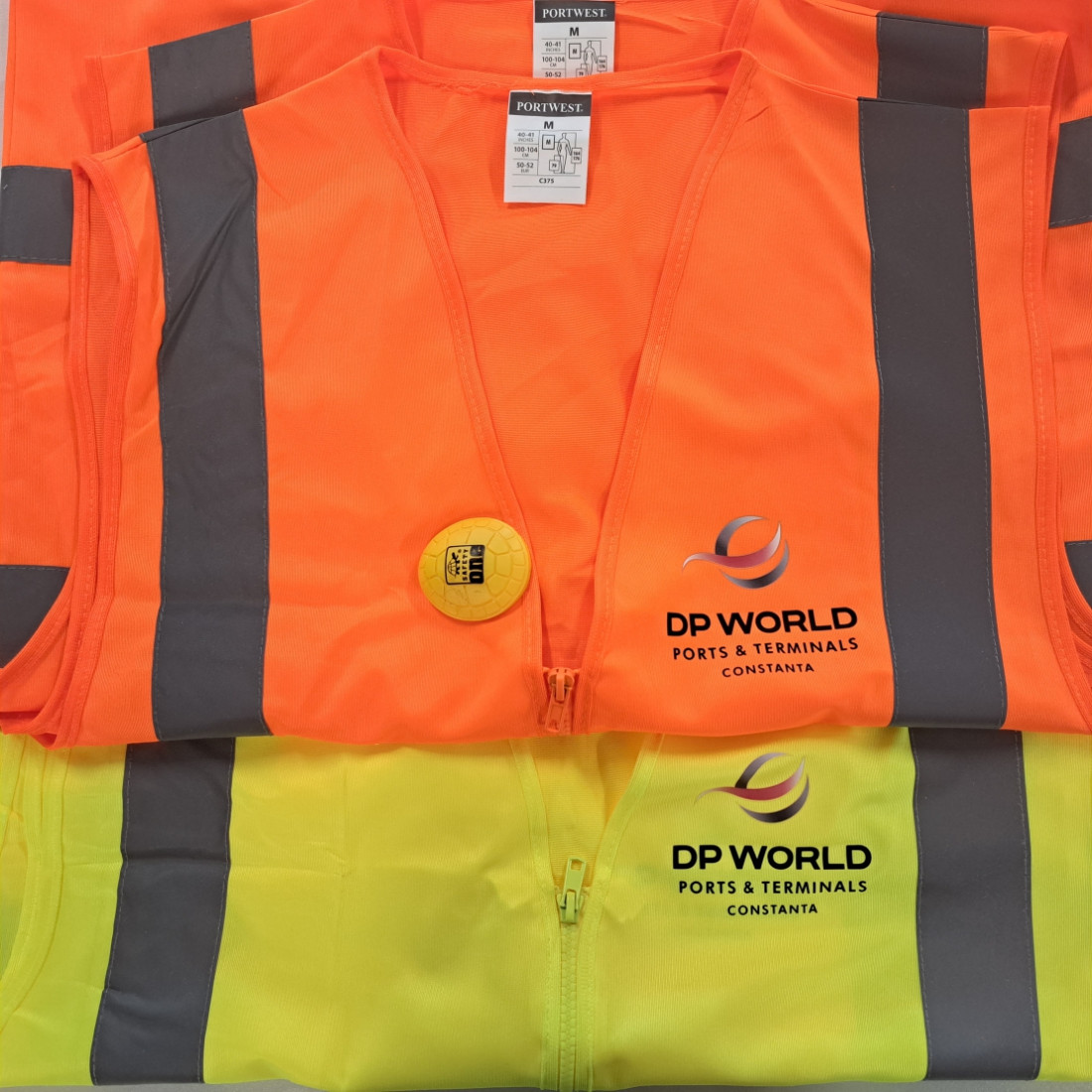 Gilet Hi-Vis avec zip - Les vêtements de protection