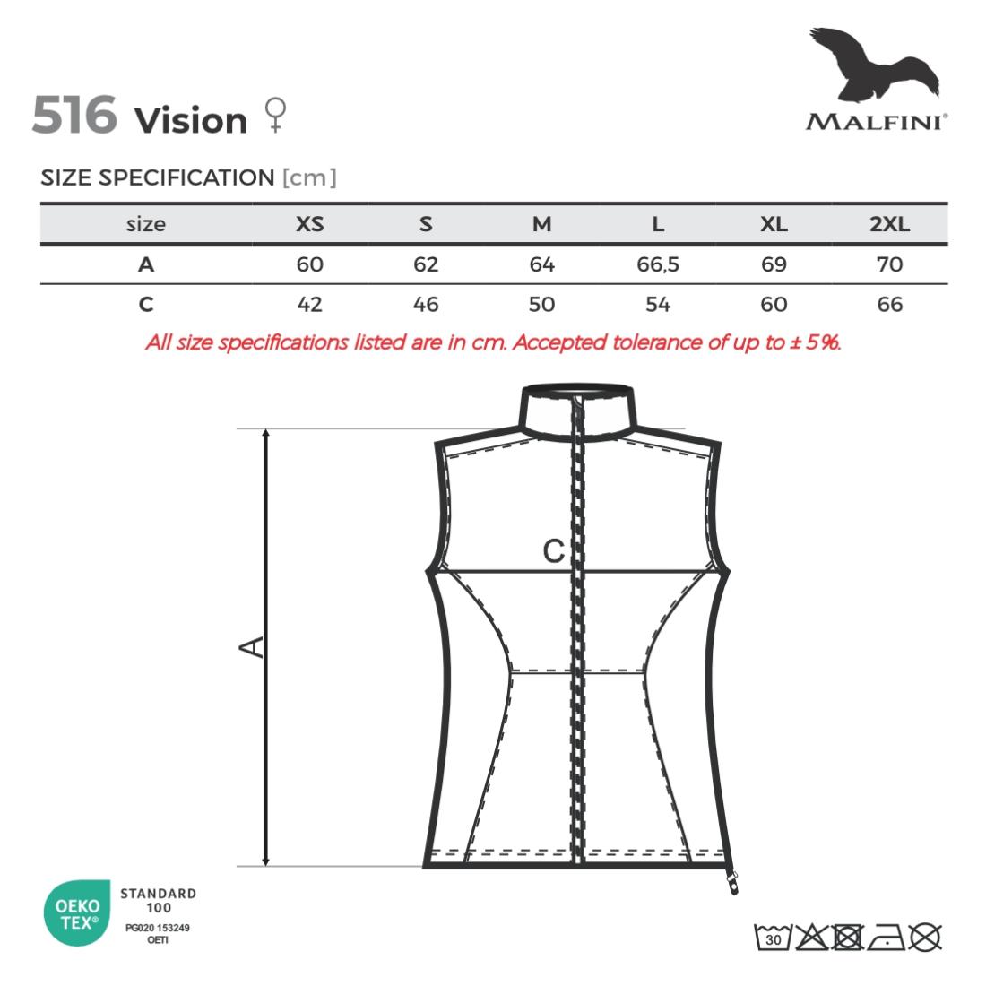 Gilet softshell femme VISION - Les vêtements de protection