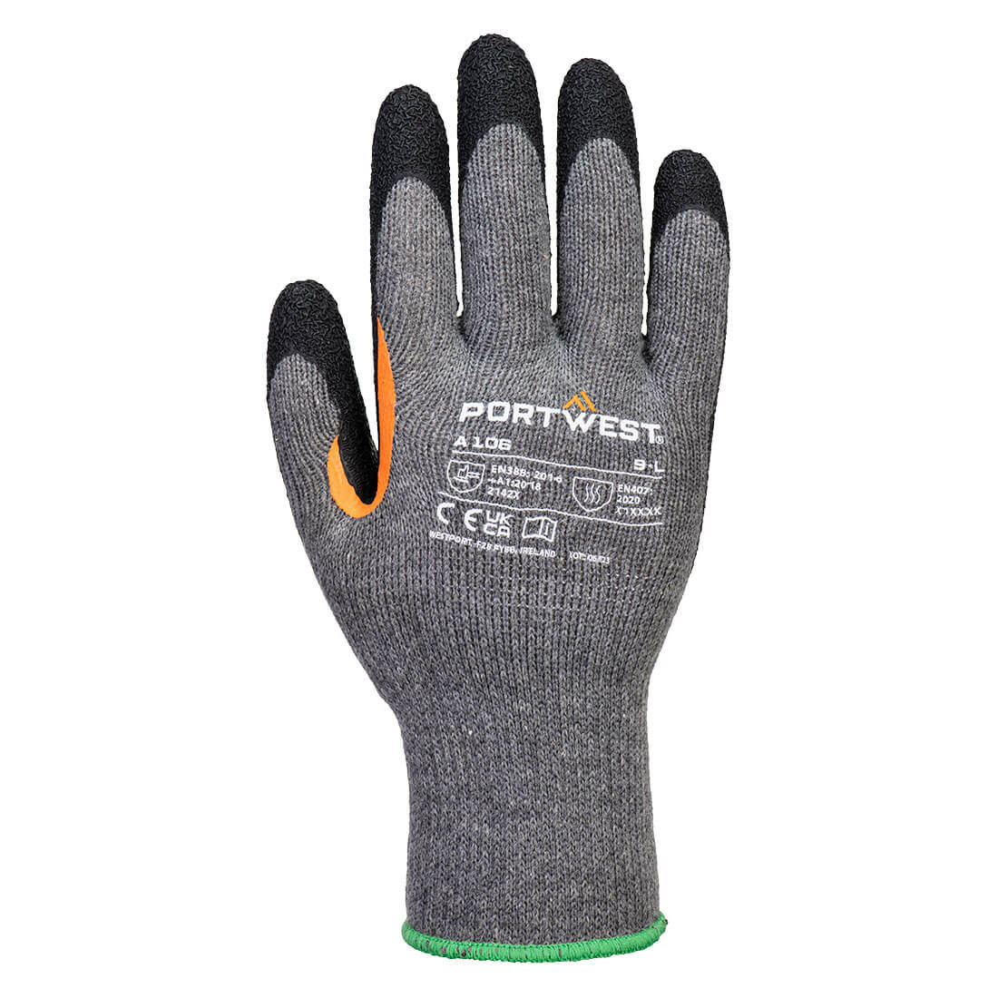 Grip 10 Latex-Handschuh mit verstärktem Daumen (Pk12) - Arbeitschutz