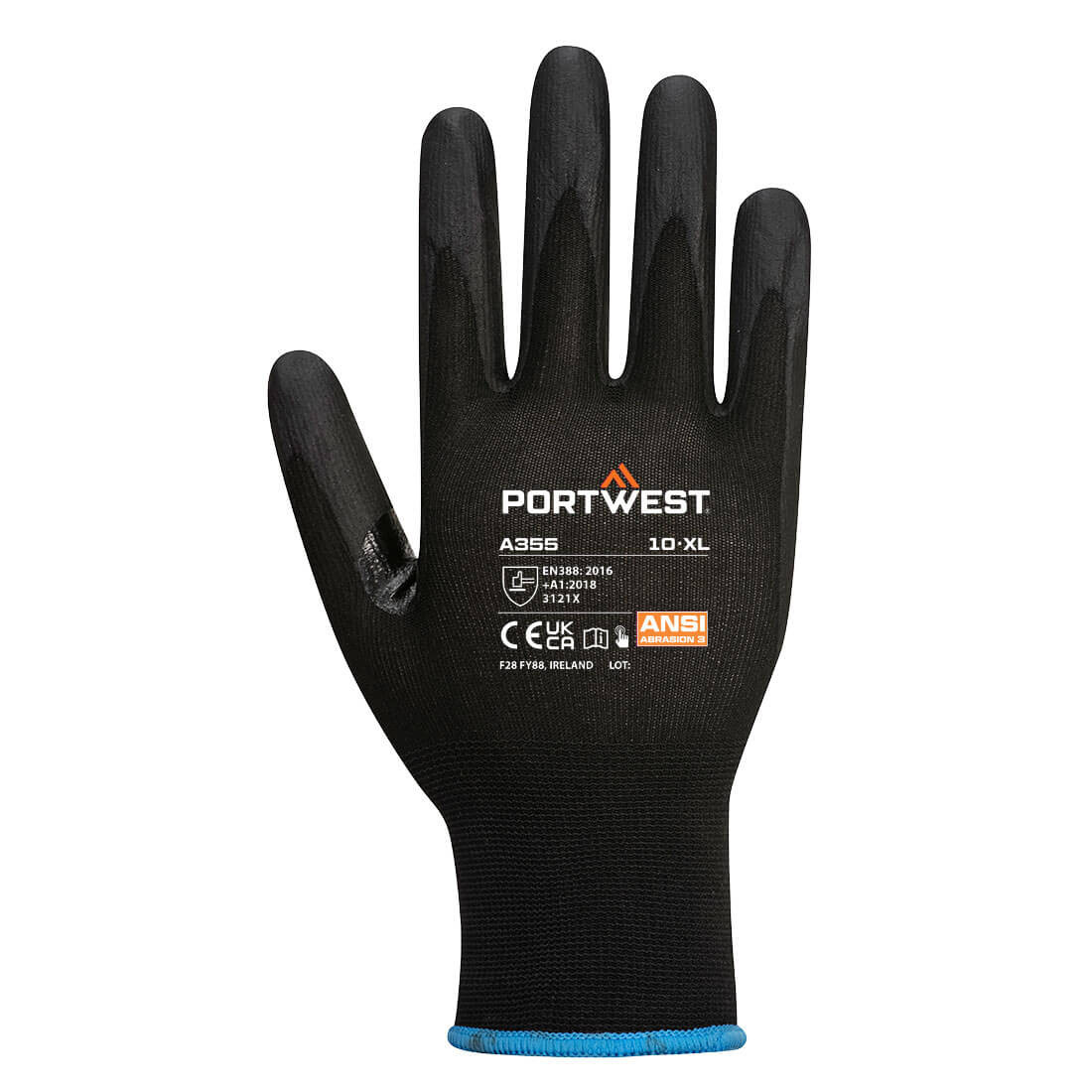 NPR15 Nitrile Foam Touchscreen Glove - Personal protection