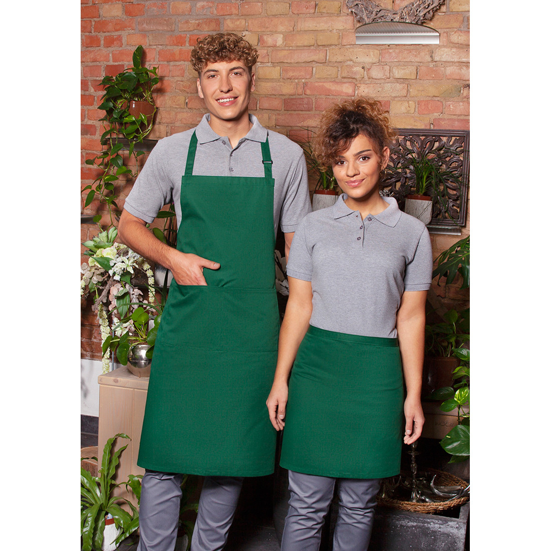 Bib Apron Basic with Buckle and Pocket - Safetywear