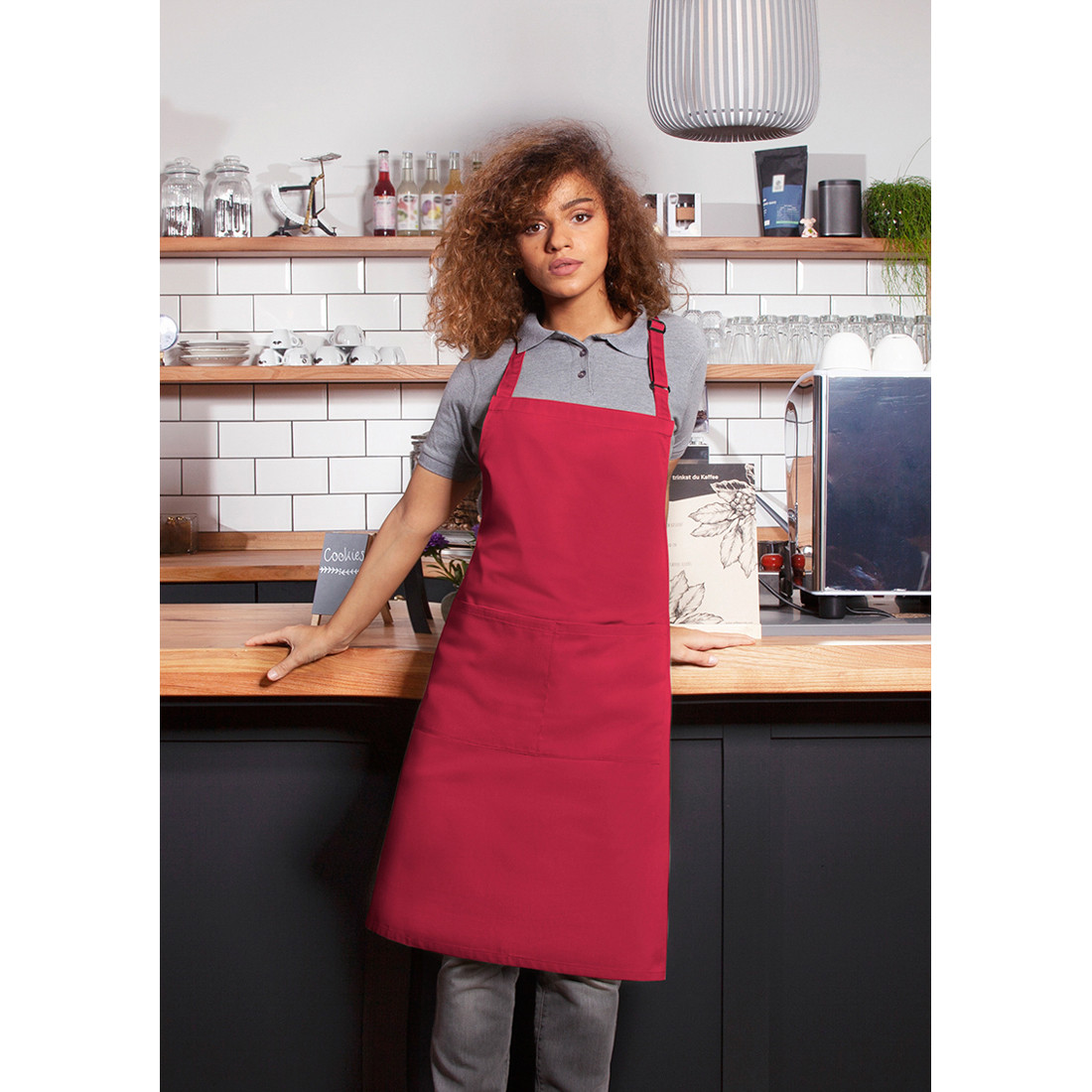 Bib Apron Basic with Buckle and Pocket - Safetywear