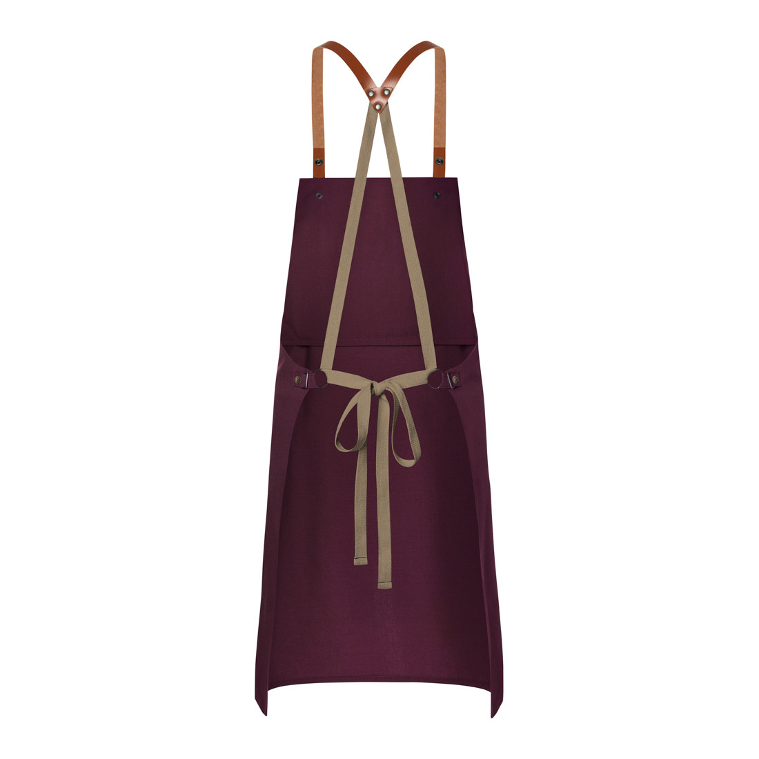 Bib Apron Green-Generation , from Sustainable Material , Recycled Polyester - Safetywear