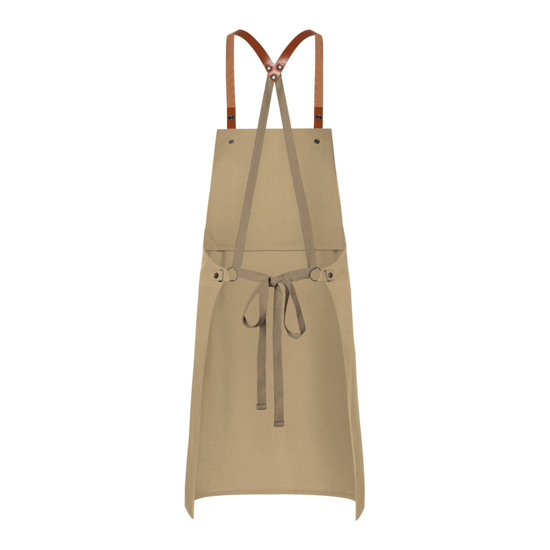 Bib Apron Green-Generation , from Sustainable Material , Recycled Polyester - Safetywear