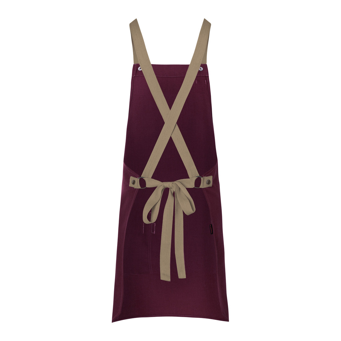 Tablier à bavette Urban-Look avec bretelles croisées et poche - Les vêtements de protection Tablier à bavette Urban-Look avec bretelles croisées et poche - Les vêtements de protection