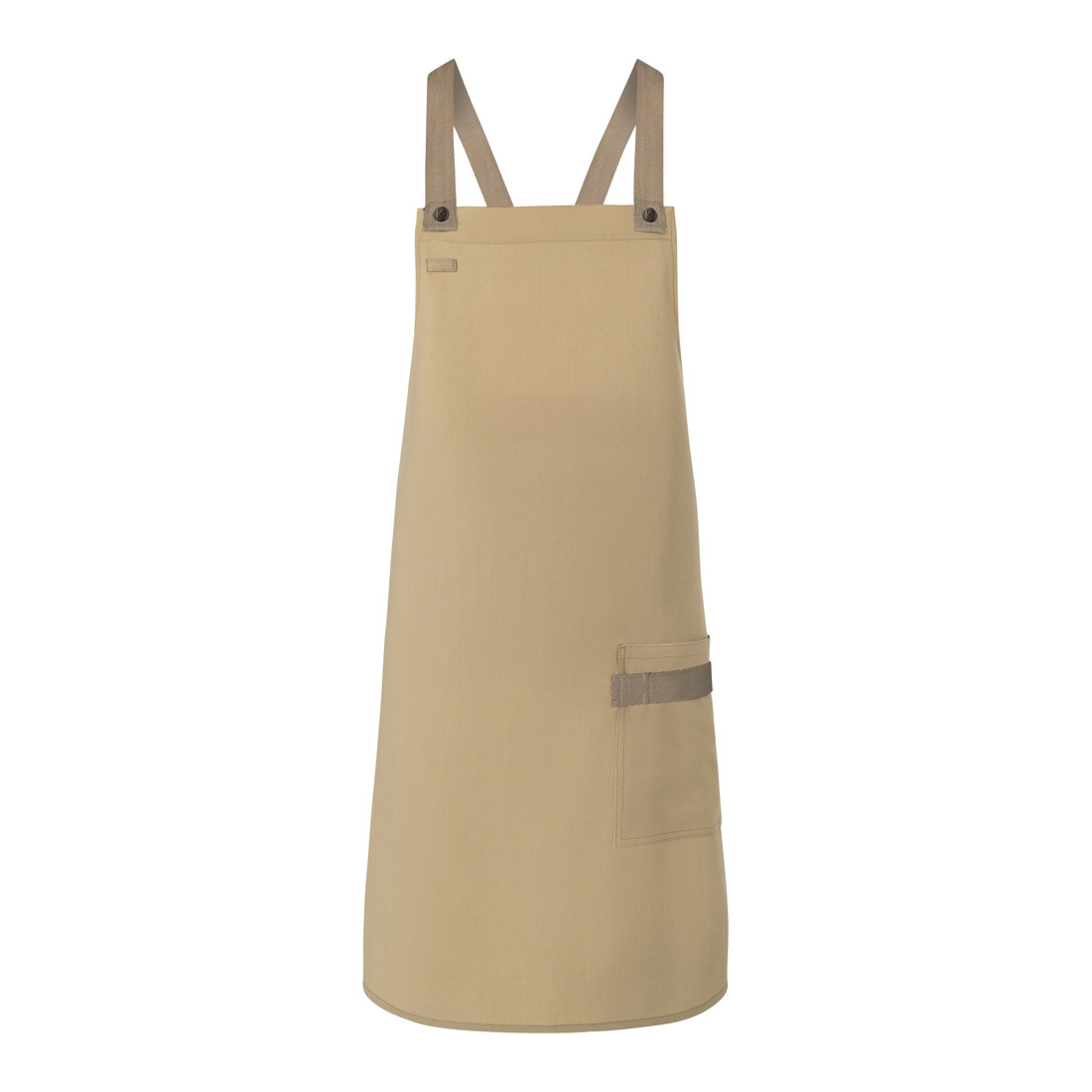 Tablier à bavette Urban-Look avec bretelles croisées et poche - Les vêtements de protection Tablier à bavette Urban-Look avec bretelles croisées et poche - Les vêtements de protection