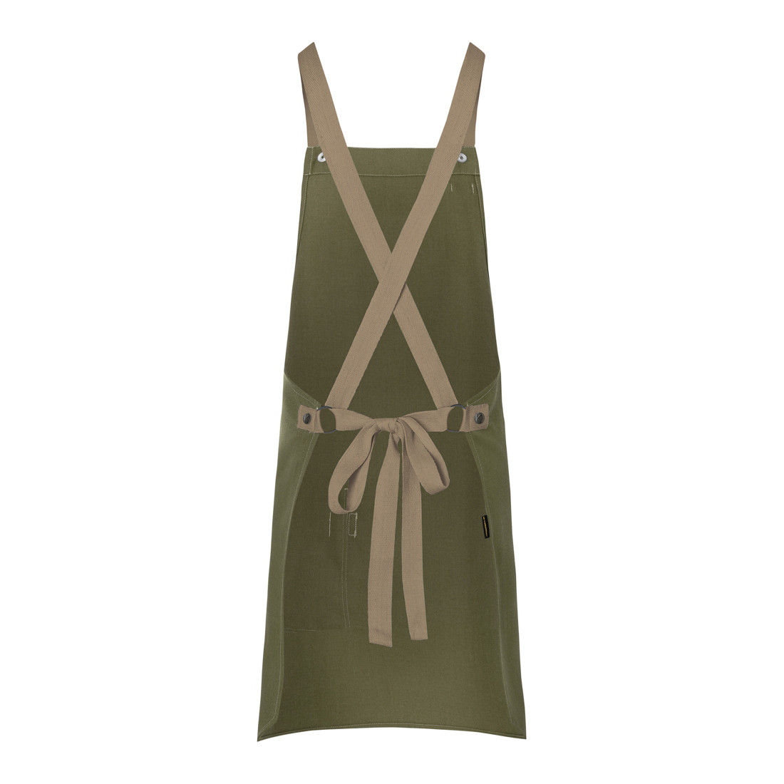 Bib Apron Urban-Look with Cross Straps and Pocket - Safetywear