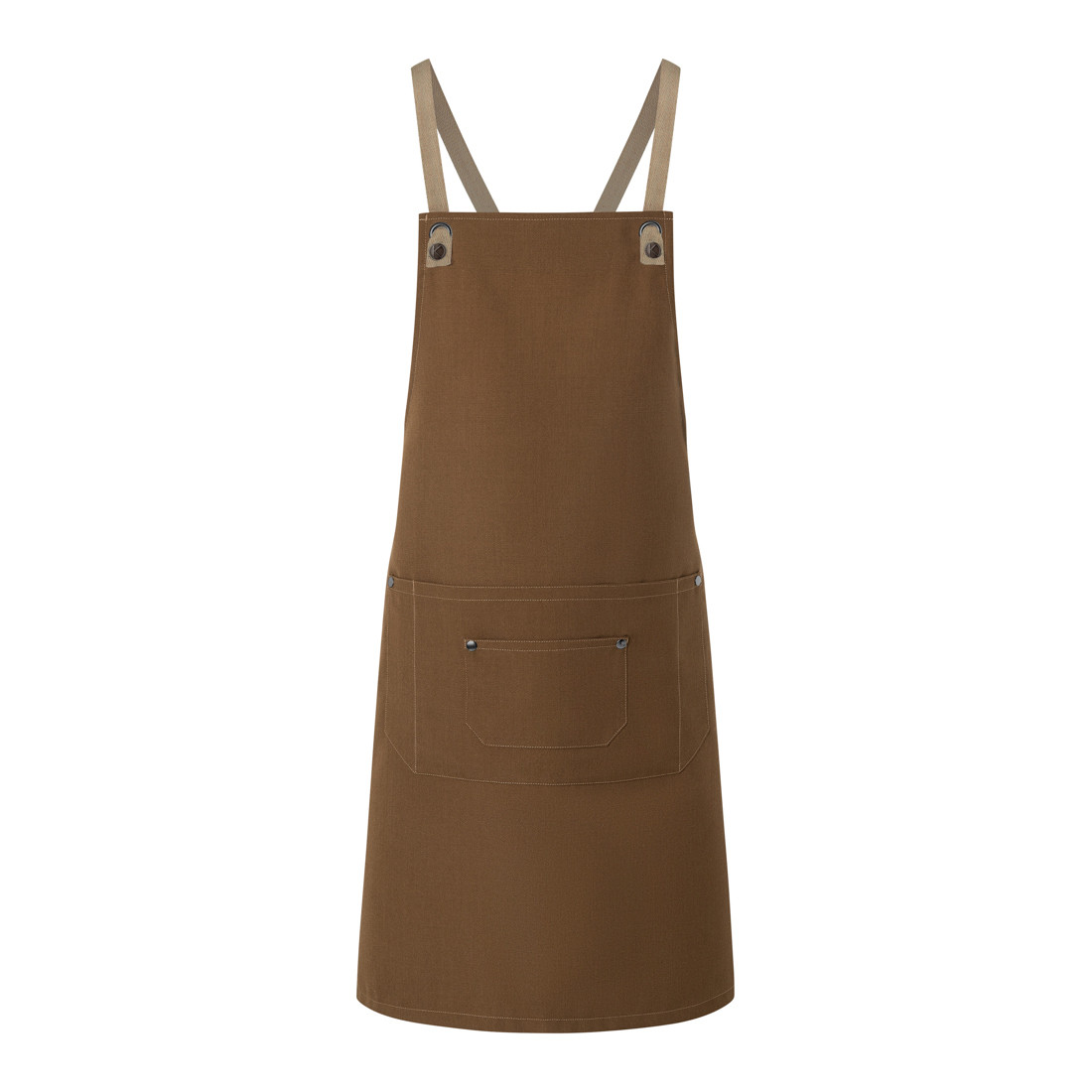 Bib Apron Urban-Nature with Cross Straps and Big Pocket - Safetywear