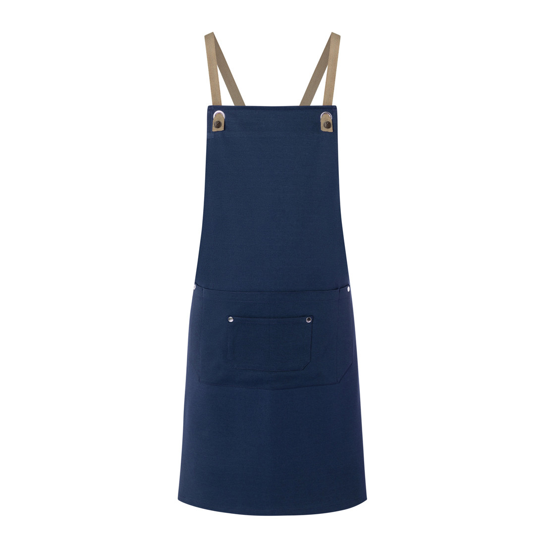 Bib Apron Urban-Nature with Cross Straps and Big Pocket - Safetywear Bib Apron Urban-Nature with Cross Straps and Big Pocket - Safetywear