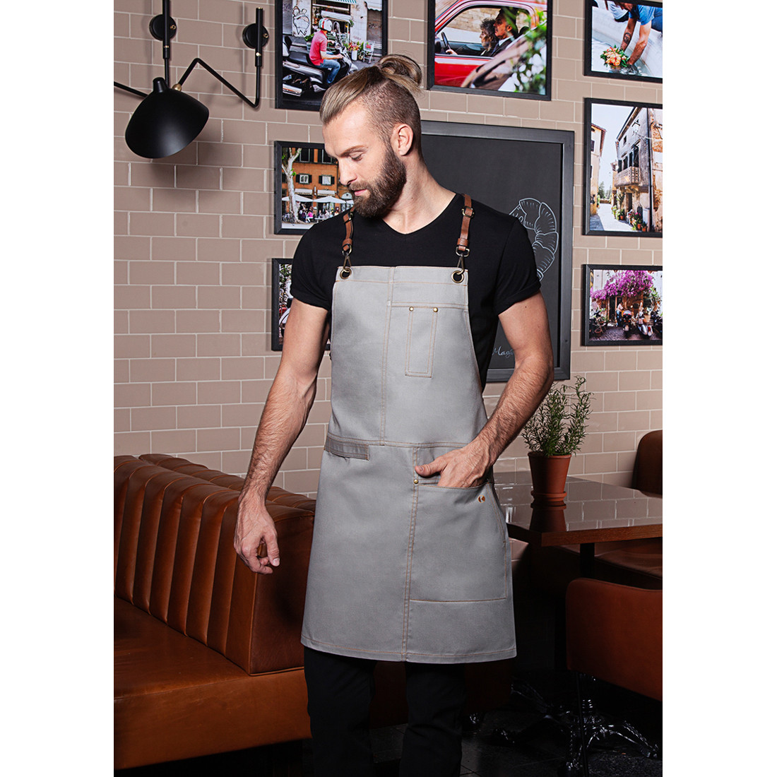 Delantal con peto Urban X-Style - Ropa de protección Delantal con peto Urban X-Style - Ropa de protección
