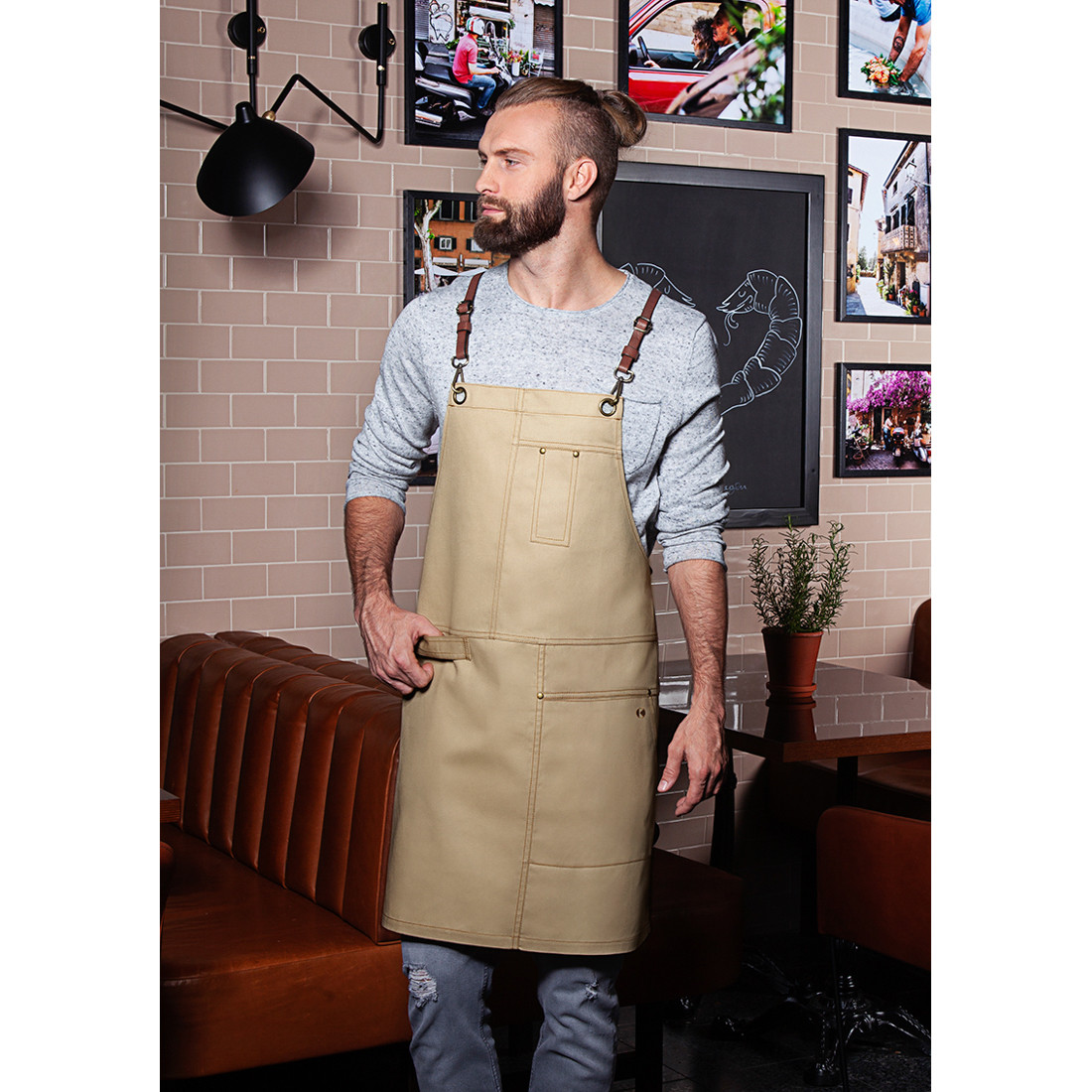 Delantal con peto Urban X-Style - Ropa de protección Delantal con peto Urban X-Style - Ropa de protección