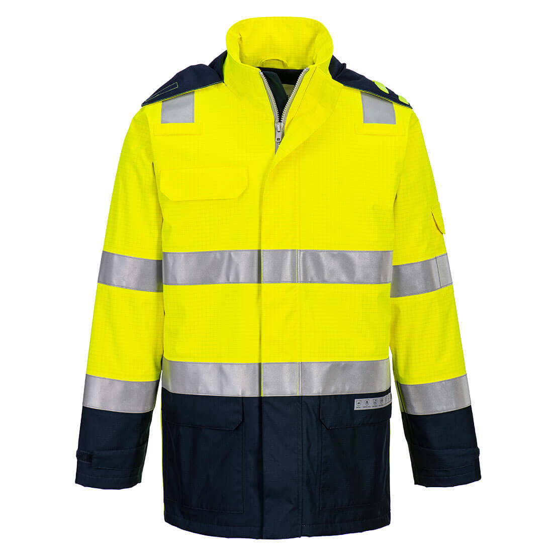 Bizflame Rain+ Hi-Vis Light Arc Jacket - Safetywear