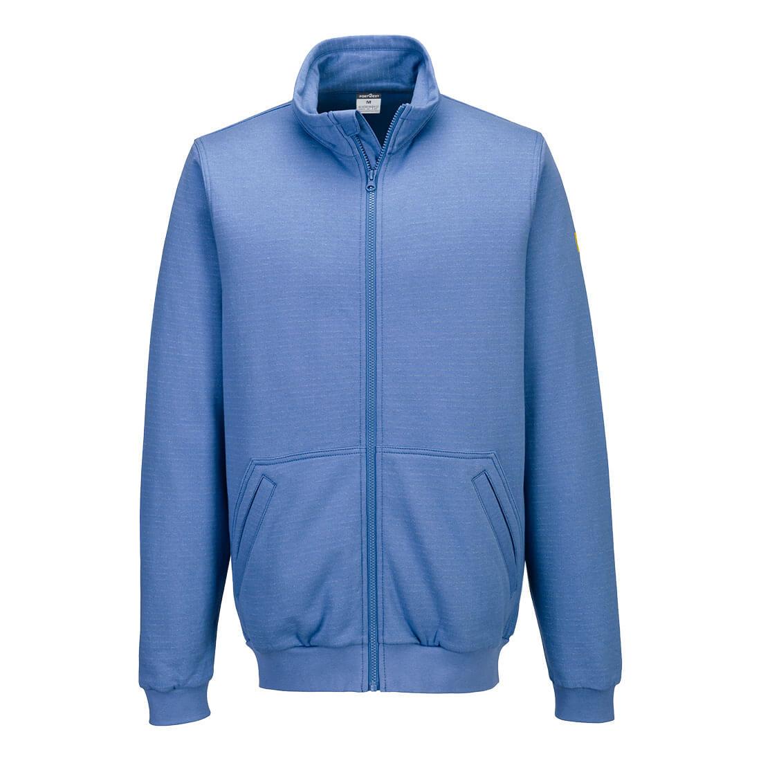 Sudadera antiestatica ESD con cremallera - Ropa de protección