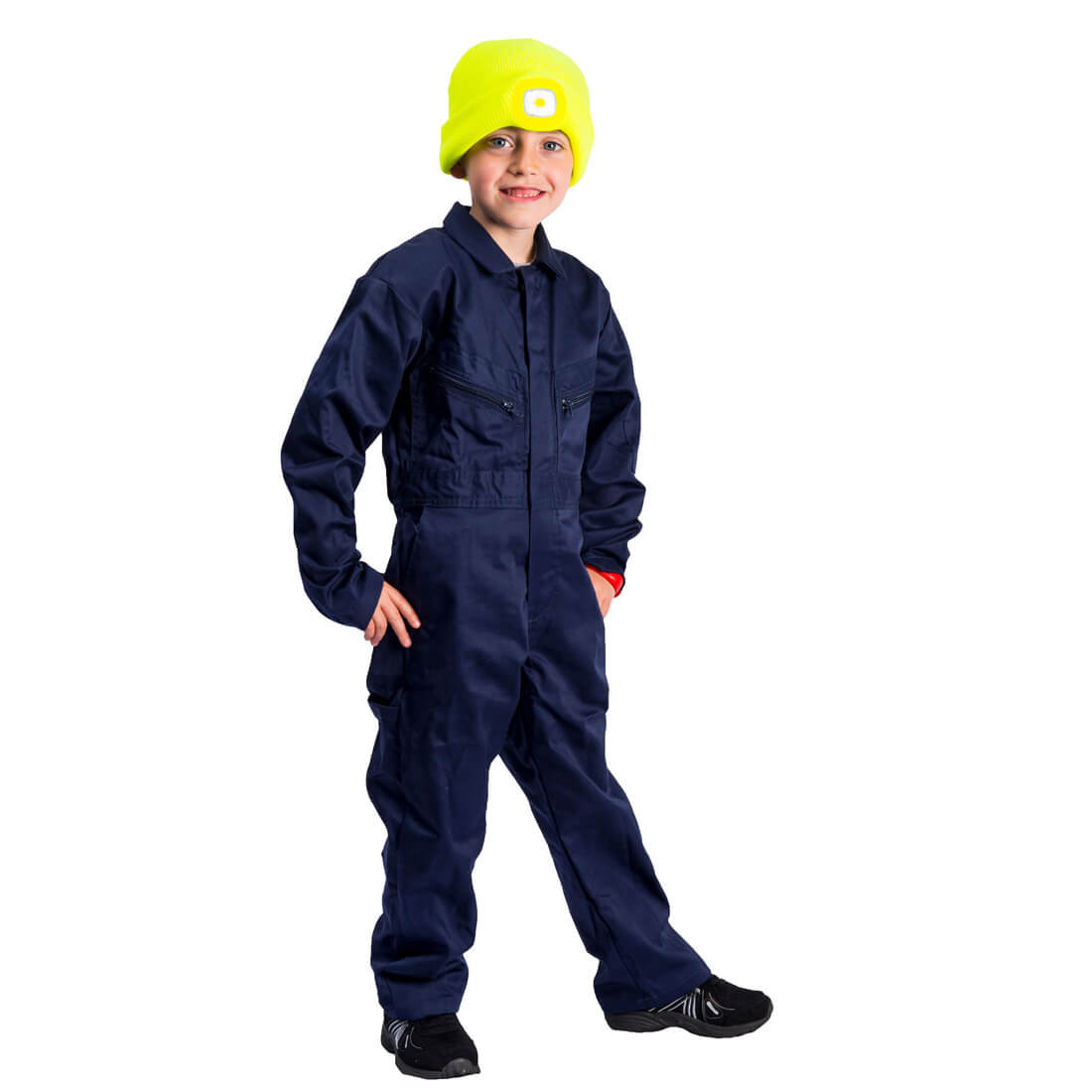 Gorro pana niños con luz LED - Ropa de protección