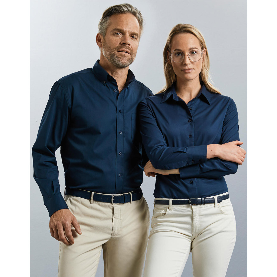 Ladies` Classic Twill Shirt LS - Safetywear