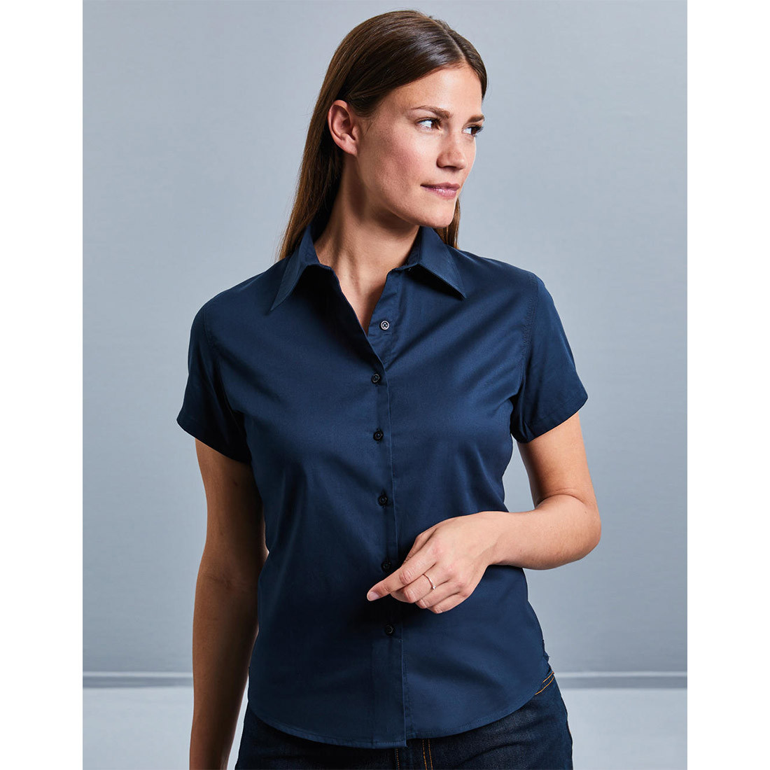Ladies’ Short Sleeve Classic Twill Shirt - Les vêtements de protection