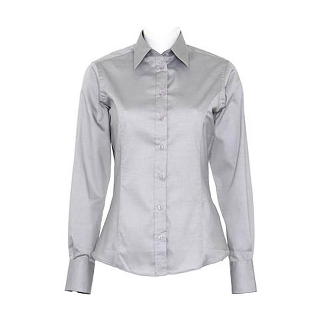 Camicia donna Oxford maniche l. Contrast Premium - Abbigliamento di protezione