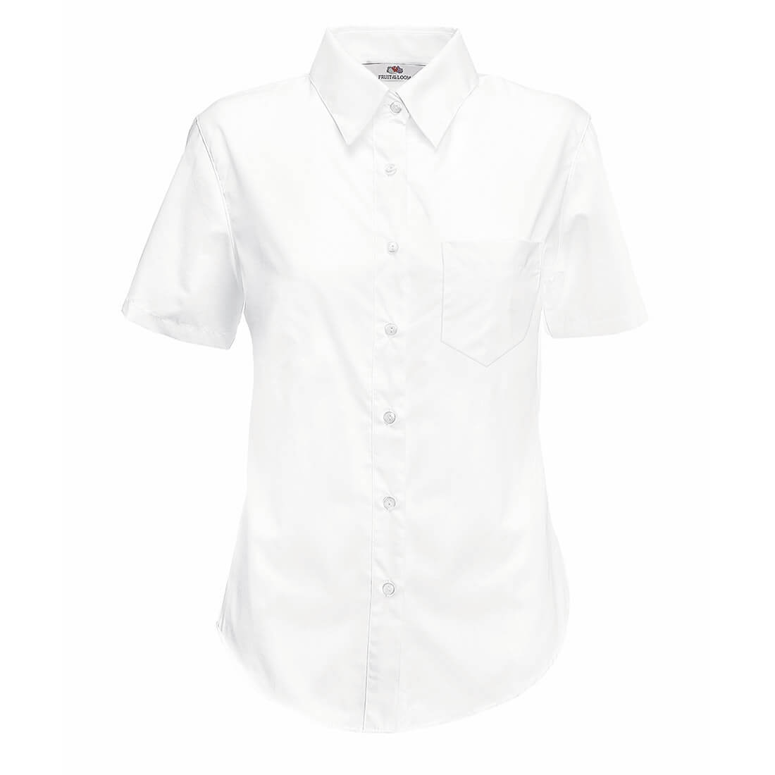 Lady-Fit Short Sleeve Poplin Shirt - Safetywear