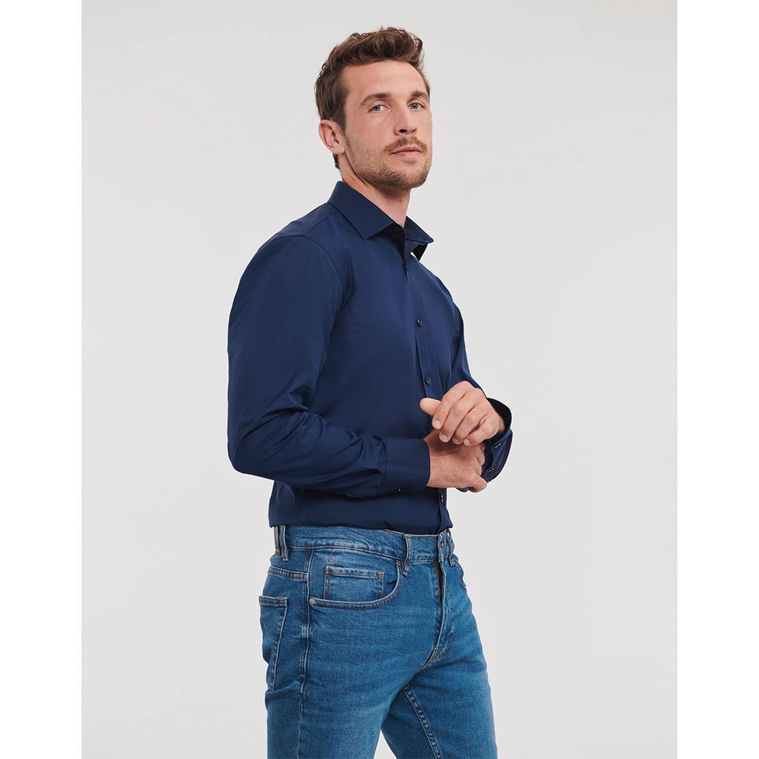 Men`s LS Ultimate Stretch Shirt - Arbeitskleidung