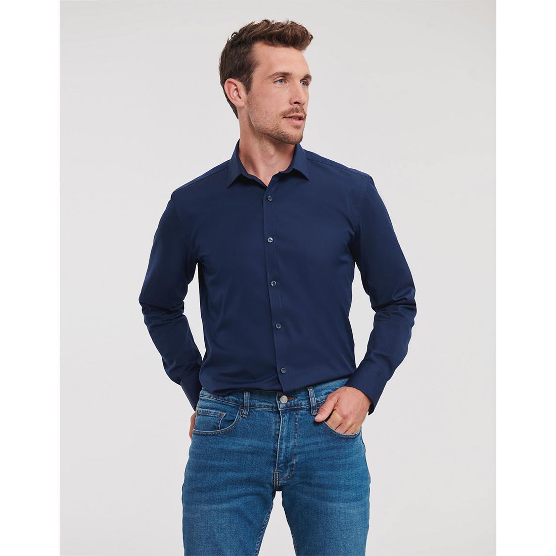 Men`s LS Ultimate Stretch Shirt - Arbeitskleidung