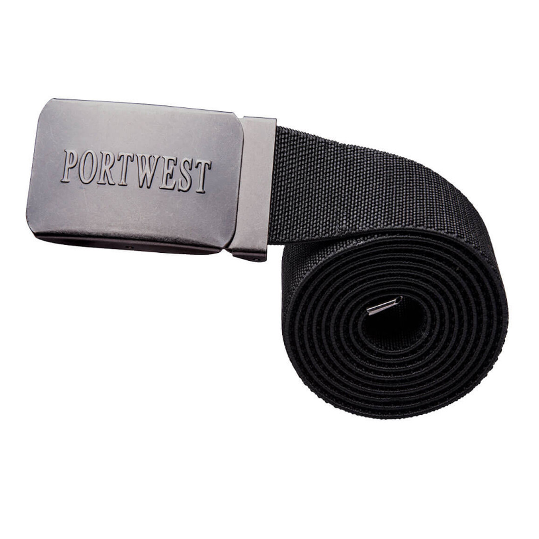 Elasticated Work Belt Black - Safetywear