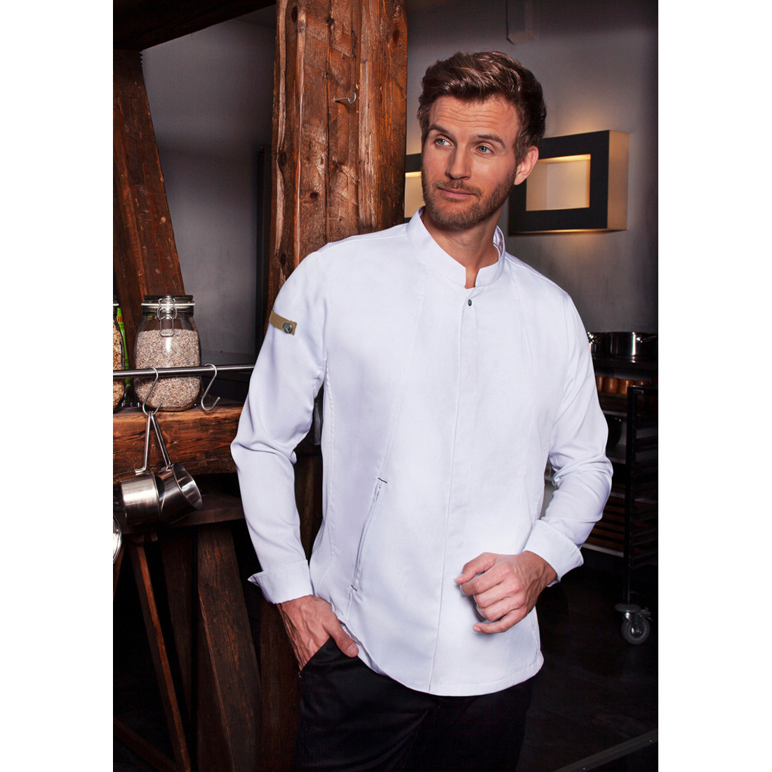 Tunica bucatar Green-Generation, cu maneca lunga - Imbracaminte de protectie