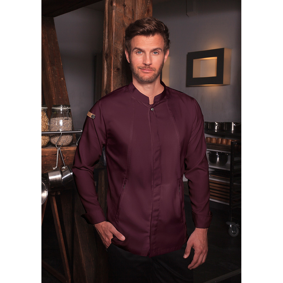 Tunica bucatar Green-Generation, cu maneca lunga