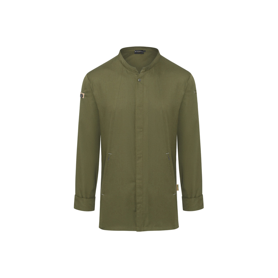 Chef Jacket Green-Generation , from Sustainable Material , 72% GRS Certified Recycled Polyester / 28% Conventional Cotton - Safetywear