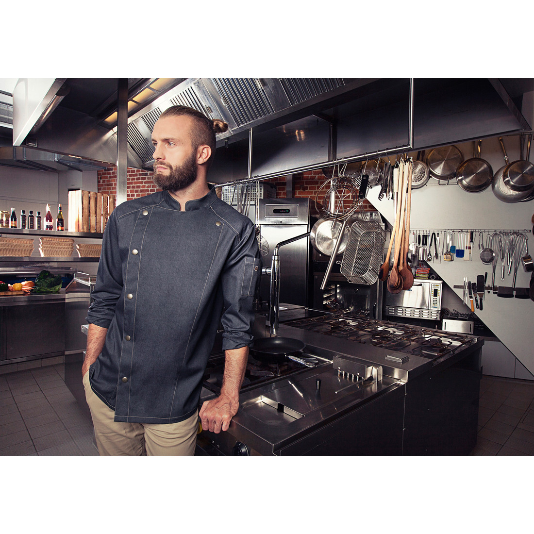 Veste de cuisine Jeans-Style - Les vêtements de protection