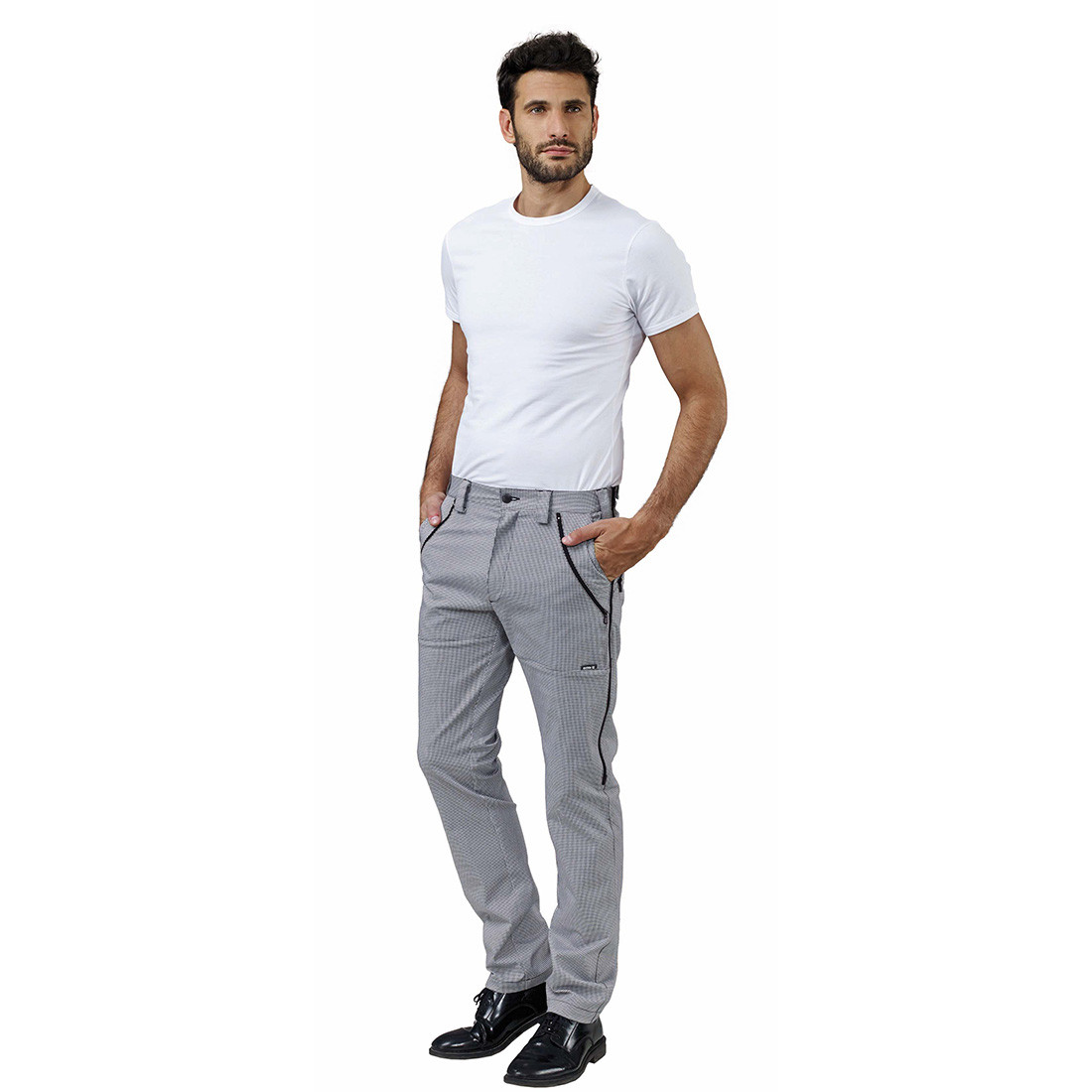 Pantaloni bucatar Multisize TRINITY - Imbracaminte de protectie