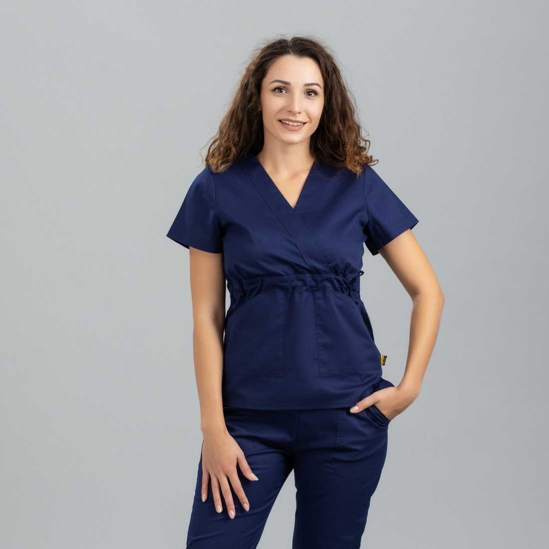 Costum medical dama KIMONO - Imbracaminte de protectie Costum medical dama KIMONO - Imbracaminte de protectie
