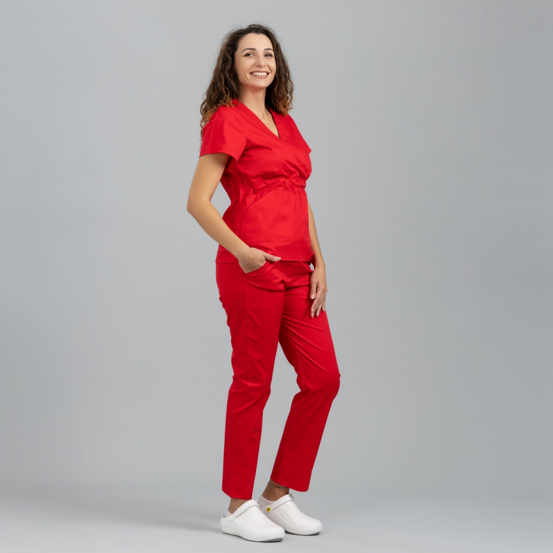 Costum medical dama KIMONO - Imbracaminte de protectie Costum medical dama KIMONO - Imbracaminte de protectie