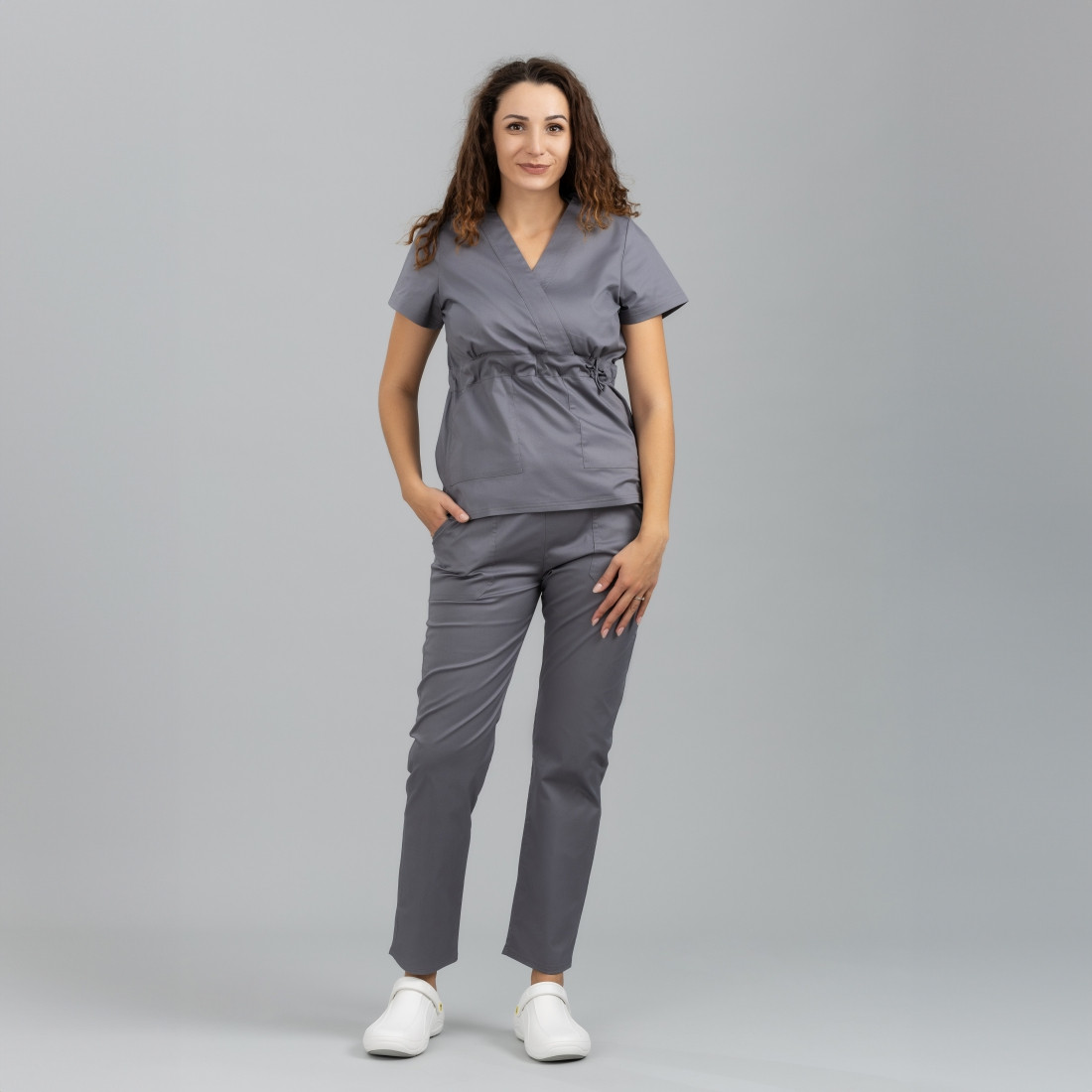 Costum medical dama KIMONO - Imbracaminte de protectie Costum medical dama KIMONO - Imbracaminte de protectie
