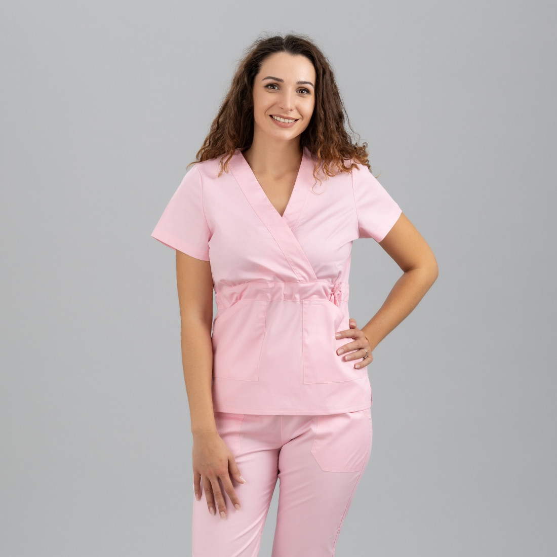 Costum medical dama KIMONO - Imbracaminte de protectie Costum medical dama KIMONO - Imbracaminte de protectie