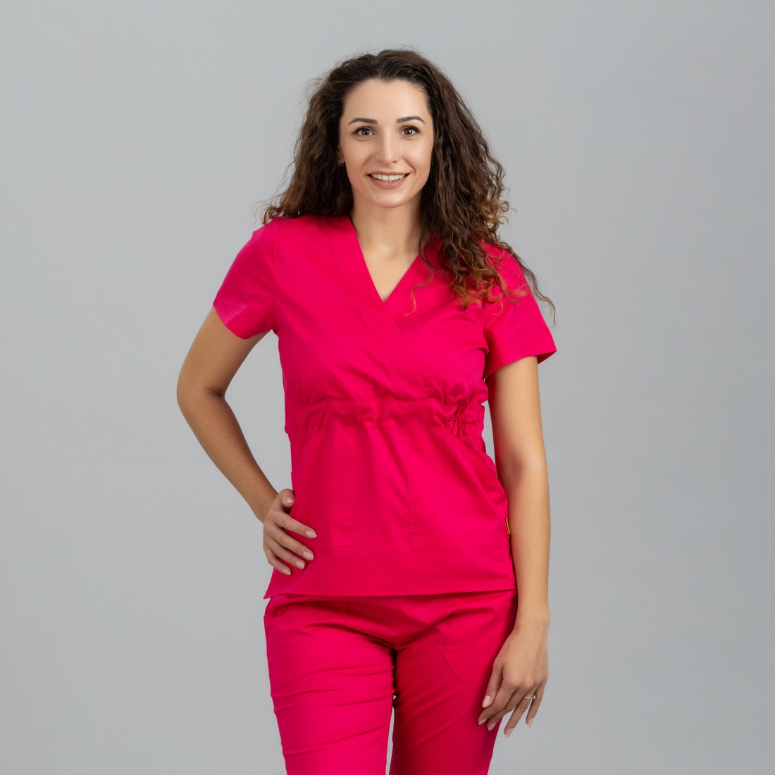 Costum medical dama KIMONO - Imbracaminte de protectie Costum medical dama KIMONO - Imbracaminte de protectie
