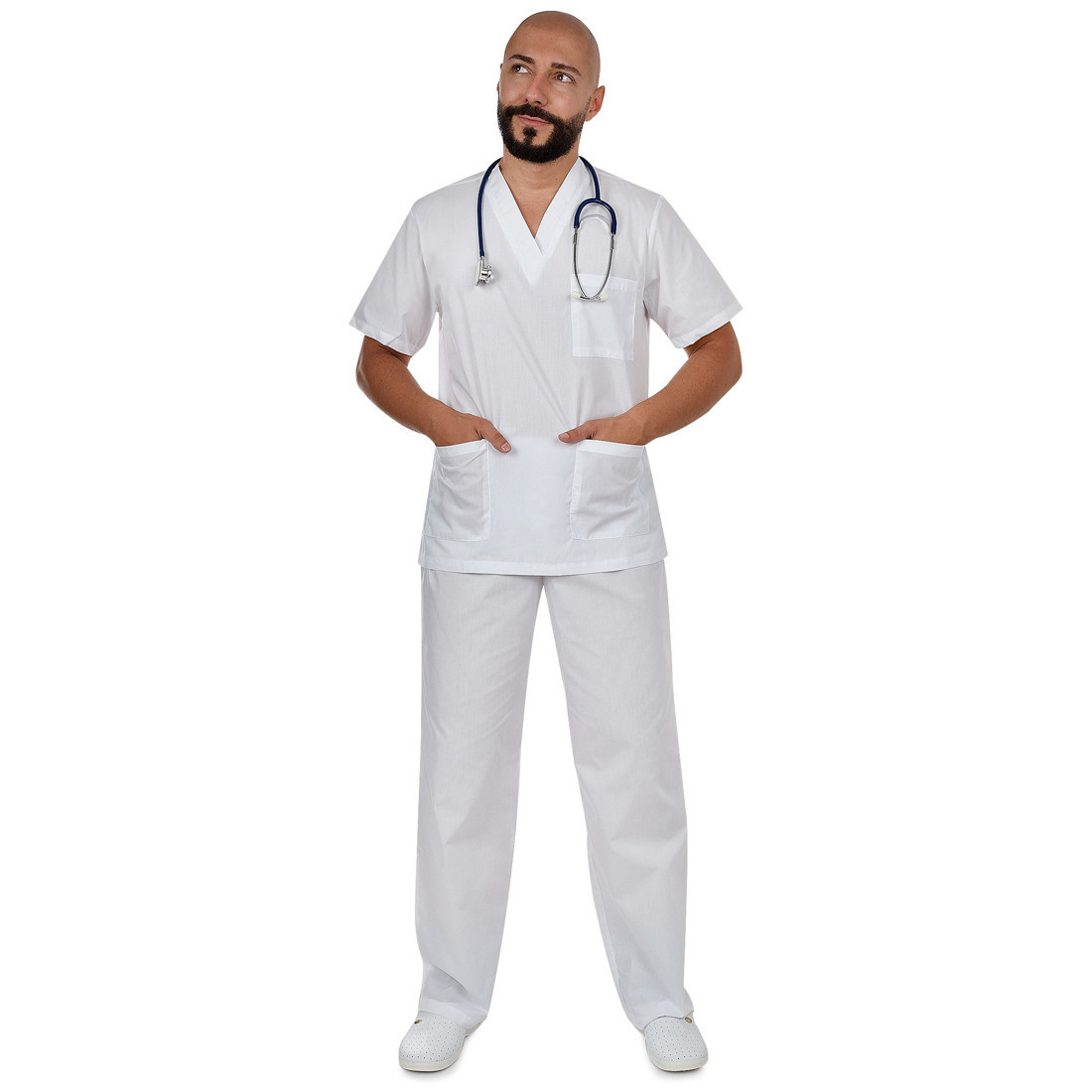 Costum medical unisex COMODO, tercot 165 gr - Imbracaminte de protectie