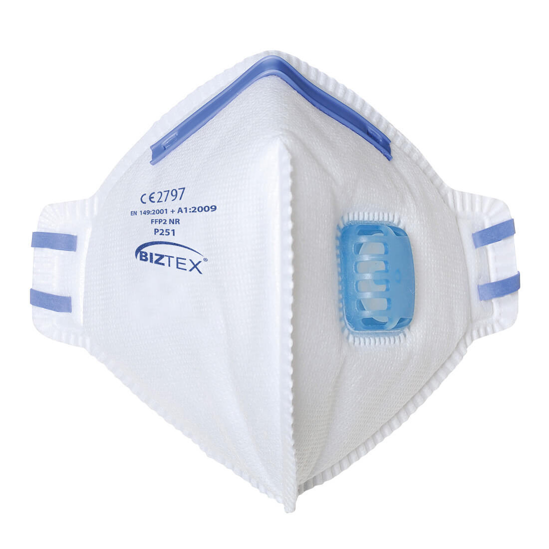 FFP2 Valved Dust Mist Fold Flat Respirator - Personal protection