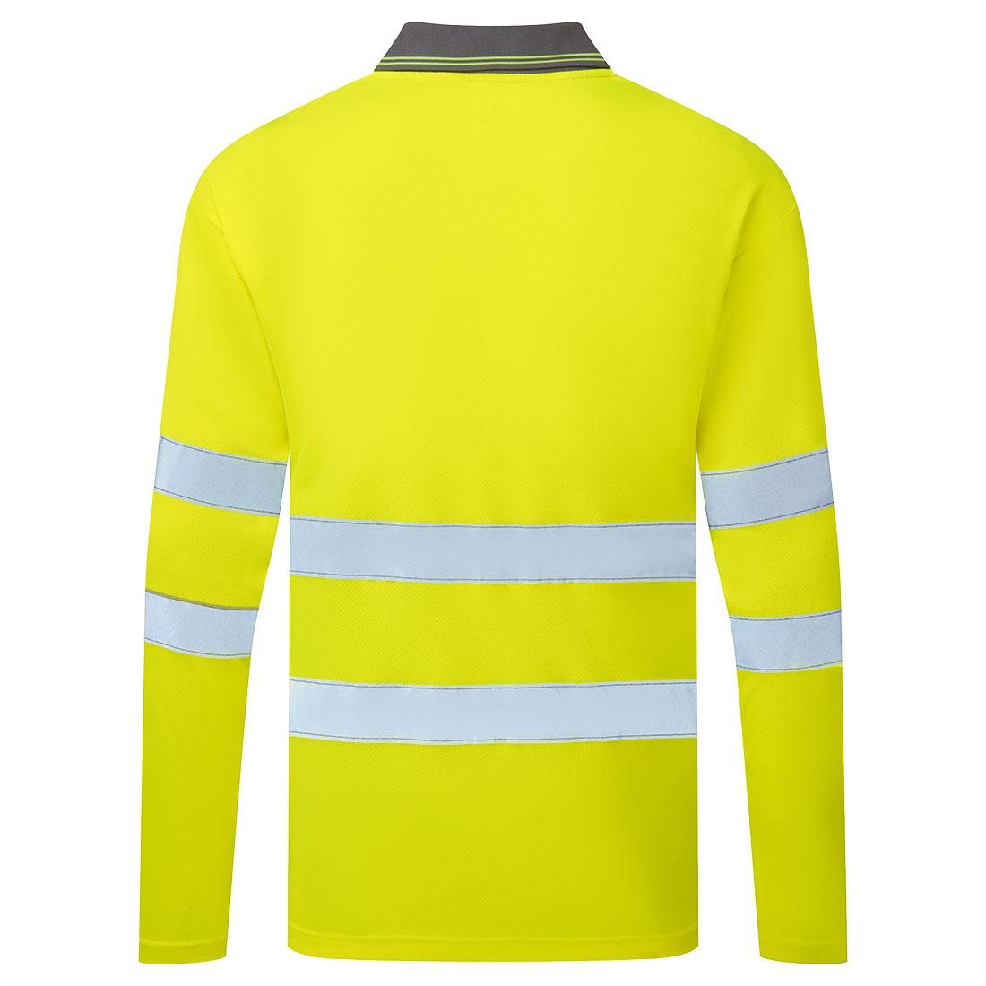 Polo alta visibilità ES1 Essential a maniche lunghe - Abbigliamento di protezione