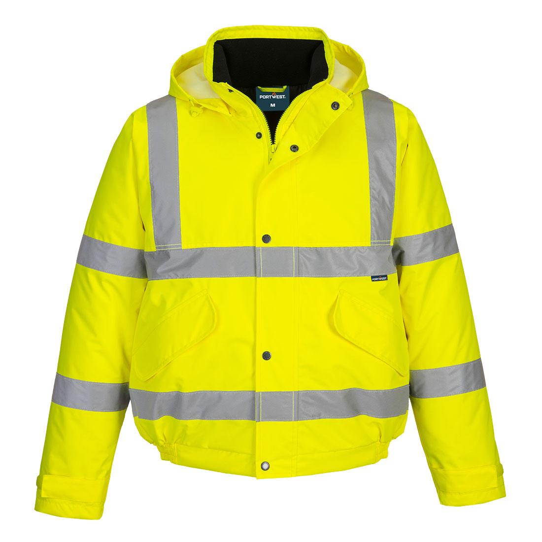 ES1 Essential Hi-Vis Winter Bomber Jacket - Safetywear