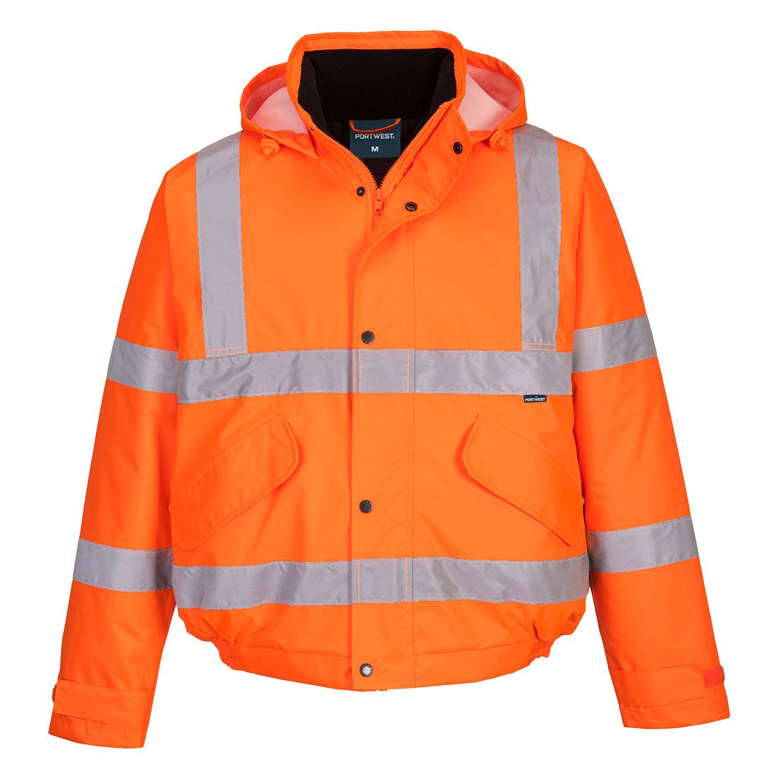 ES1 Essential Hi-Vis Winter Bomber Jacket - Safetywear