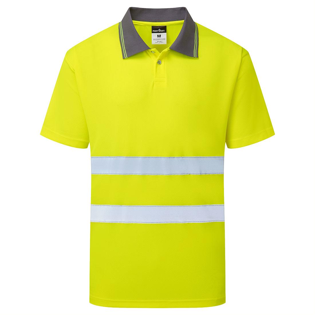 Polo ES1 Essential Hi-Vis, manica corta - Abbigliamento di protezione