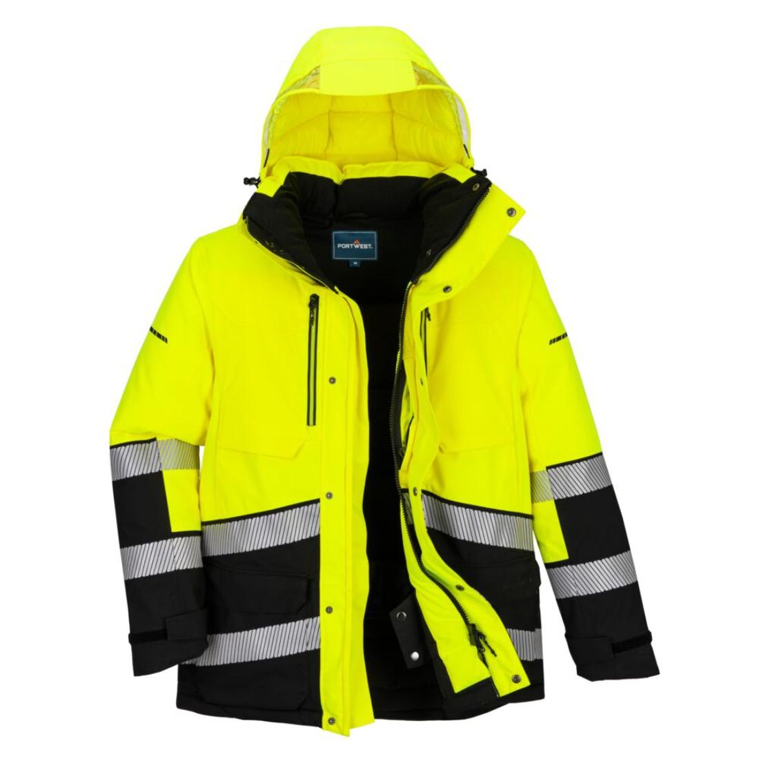 EV4 Hi-Vis Expedition Parka Jacket - Safetywear