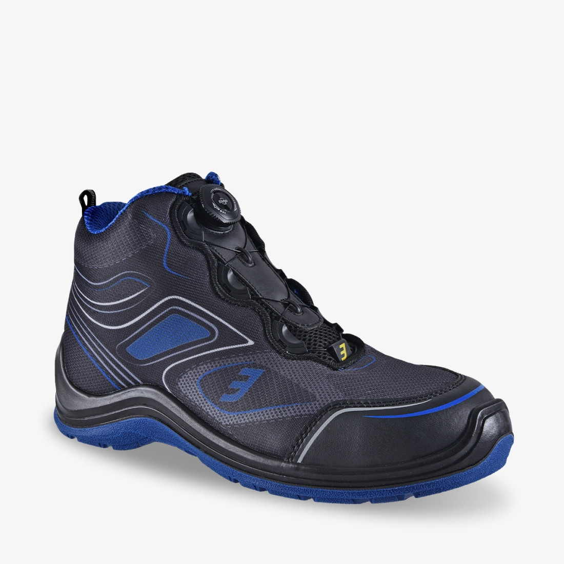 FLOW S1P Metallfreier ESD-Sicherheitsstiefel mit TLS-Verschluss - Arbeitschuhe FLOW S1P Metallfreier ESD-Sicherheitsstiefel mit TLS-Verschluss - Arbeitschuhe
