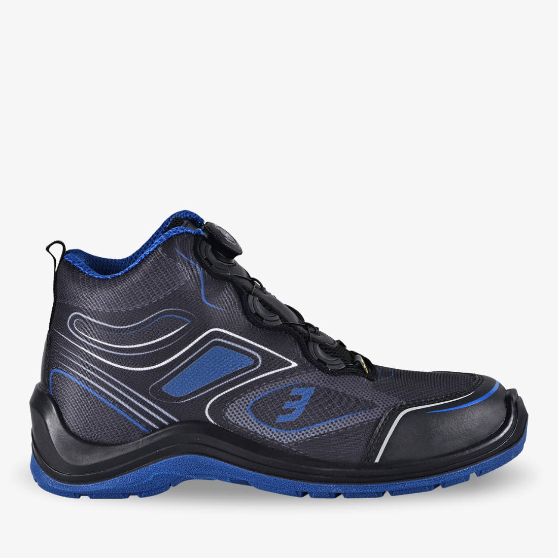 FLOW S1P Metallfreier ESD-Sicherheitsstiefel mit TLS-Verschluss - Arbeitschuhe FLOW S1P Metallfreier ESD-Sicherheitsstiefel mit TLS-Verschluss - Arbeitschuhe