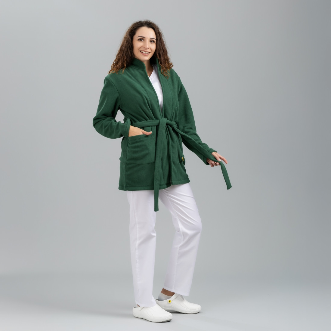 Halat medical fleece/polar - Imbracaminte de protectie Halat medical fleece/polar - Imbracaminte de protectie